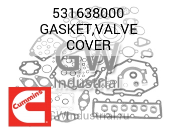 GASKET,VALVE COVER — 531638000
