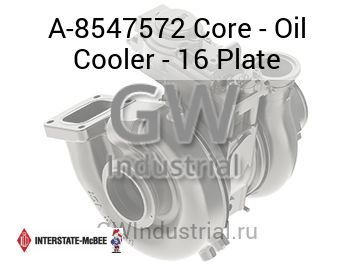 Core - Oil Cooler - 16 Plate — A-8547572