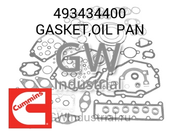 GASKET,OIL PAN — 493434400