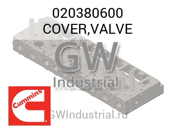 COVER,VALVE — 020380600