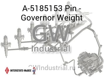 Pin - Governor Weight — A-5185153