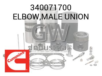 ELBOW,MALE UNION — 340071700