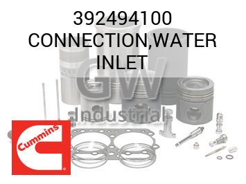 CONNECTION,WATER INLET — 392494100