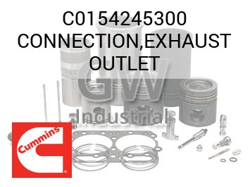 CONNECTION,EXHAUST OUTLET — C0154245300