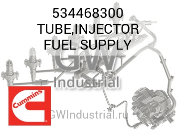 TUBE,INJECTOR FUEL SUPPLY — 534468300