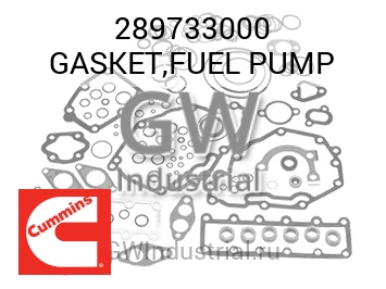 GASKET,FUEL PUMP — 289733000