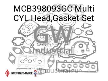 Multi CYL Head,Gasket Set — MCB398093GC
