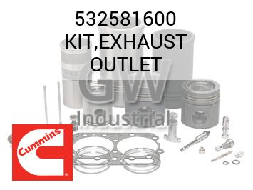 KIT,EXHAUST OUTLET — 532581600
