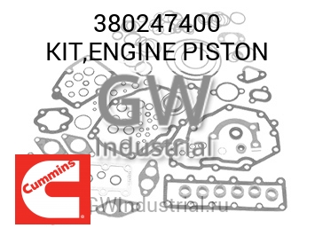 KIT,ENGINE PISTON — 380247400