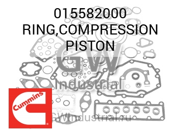 RING,COMPRESSION PISTON — 015582000