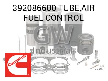 TUBE,AIR FUEL CONTROL — 392086600
