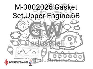 Gasket Set,Upper Engine,6B — M-3802026