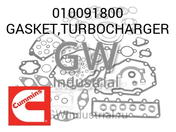 GASKET,TURBOCHARGER — 010091800