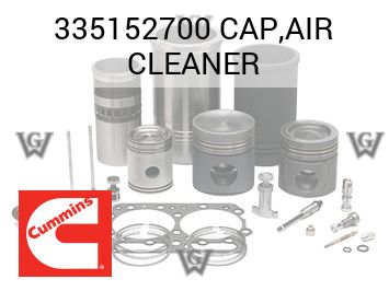 CAP,AIR CLEANER — 335152700