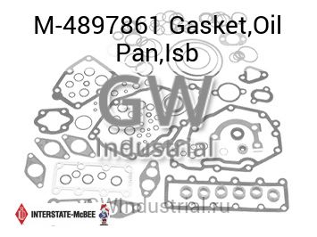 Gasket,Oil Pan,Isb — M-4897861