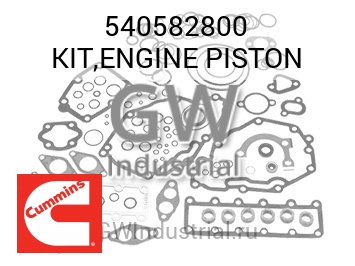 KIT,ENGINE PISTON — 540582800