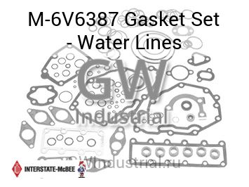 Gasket Set - Water Lines — M-6V6387