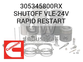 SHUTOFF VLE-24V RAPID RESTART — 305345800RX