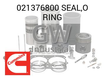 SEAL,O RING — 021376800