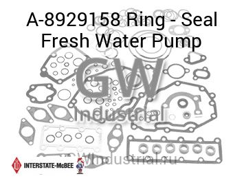Ring - Seal Fresh Water Pump — A-8929158