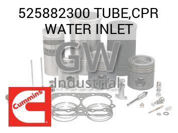 TUBE,CPR WATER INLET — 525882300