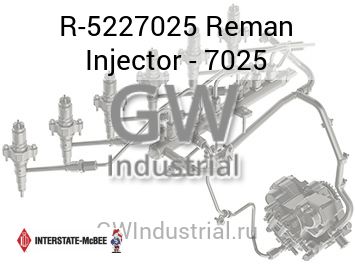 Reman Injector - 7025 — R-5227025