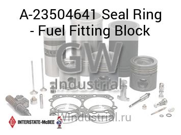 Seal Ring - Fuel Fitting Block — A-23504641