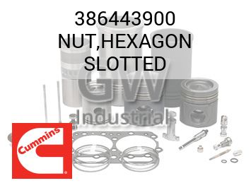 NUT,HEXAGON SLOTTED — 386443900