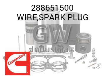 WIRE,SPARK PLUG — 288651500