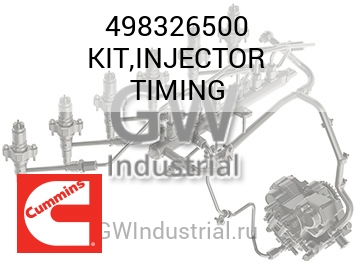 KIT,INJECTOR TIMING — 498326500