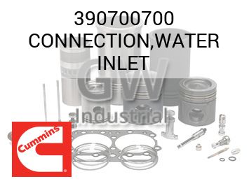 CONNECTION,WATER INLET — 390700700