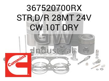 STR,D/R 28MT 24V CW 10T DRY — 367520700RX