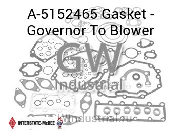 Gasket - Governor To Blower — A-5152465