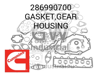 GASKET,GEAR HOUSING — 286990700