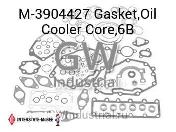 Gasket,Oil Cooler Core,6B — M-3904427