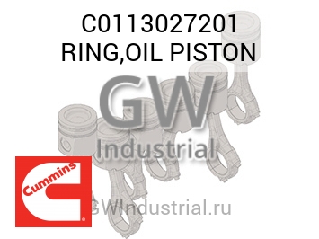 RING,OIL PISTON — C0113027201