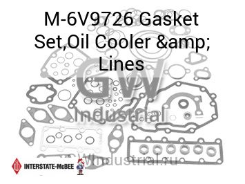 Gasket Set,Oil Cooler & Lines — M-6V9726