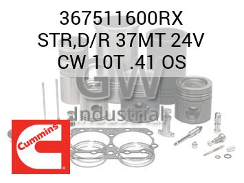 STR,D/R 37MT 24V CW 10T .41 OS — 367511600RX