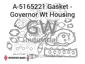 Gasket - Governor Wt Housing — A-5165221