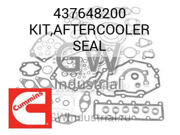 KIT,AFTERCOOLER SEAL — 437648200