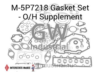 Gasket Set - O/H Supplement — M-5P7218
