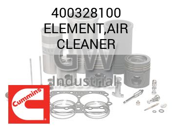 ELEMENT,AIR CLEANER — 400328100