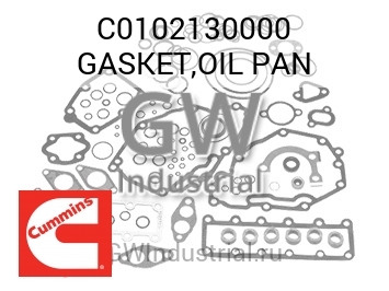 GASKET,OIL PAN — C0102130000