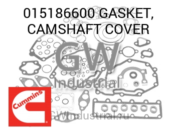 GASKET, CAMSHAFT COVER — 015186600