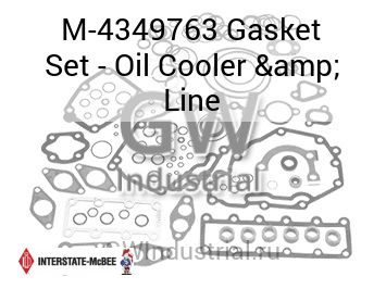 Gasket Set - Oil Cooler & Line — M-4349763