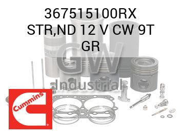 STR,ND 12 V CW 9T GR — 367515100RX