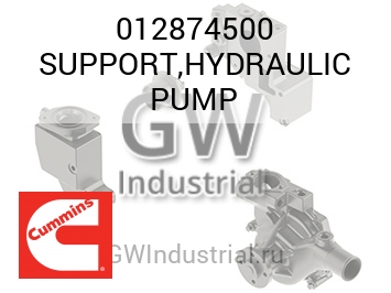 SUPPORT,HYDRAULIC PUMP — 012874500