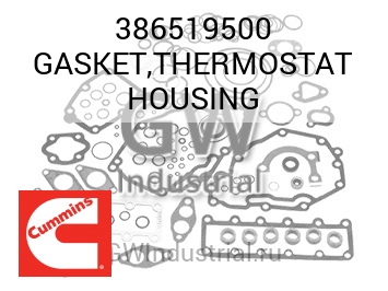 GASKET,THERMOSTAT HOUSING — 386519500