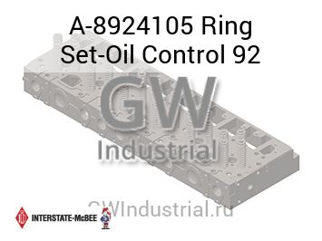 Ring Set-Oil Control 92 — A-8924105