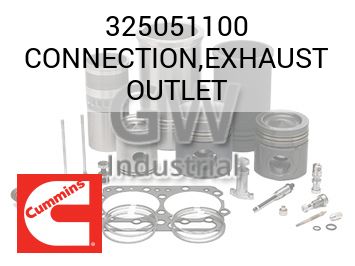 CONNECTION,EXHAUST OUTLET — 325051100